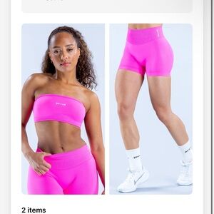 Dfyne Vibrant Pink Women's Bike Shorts